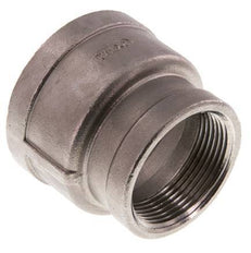 Rp 2'' x Rp 1 1/2'' Edelstahl Rundmuffe 16 Stange