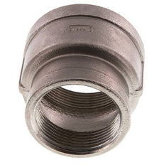 Rp 2'' x Rp 1 1/2'' Edelstahl Rundmuffe 16 Stange