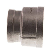 Rp 2'' x Rp 1 1/2'' Edelstahl Rundmuffe 16 Stange