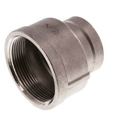 Rp 2'' x Rp 1 1/4'' Edelstahl Rundmuffe 16 Stange