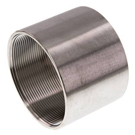 Rp 3'' Edelstahl Rundmuffe 16 Bar