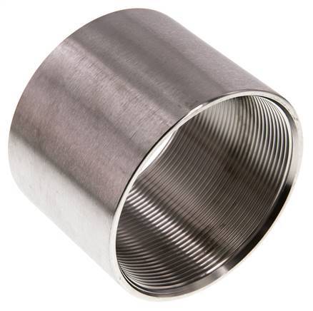 Rp 3'' Edelstahl Rundmuffe 16 Bar