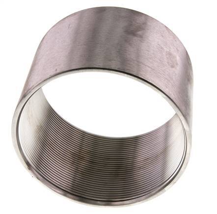 Rp 4'' Edelstahl Rundbuchse 16 Bar
