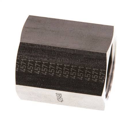 G 1/2'' x G 3/4'' Stainless steel Socket 200 Bar - Hydraulic