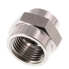 G 1/2'' x G 3/8'' Edelstahl Muffe 40 bar