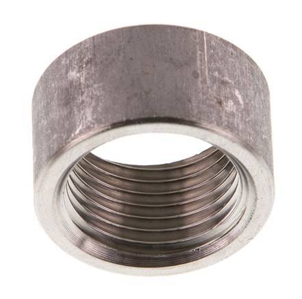 Rp 1/2'' x 26.4mm Stainless steel Welding Socket 40 Bar DIN 2986 - 15mm [2 Pieces]