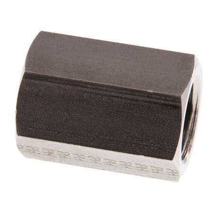 G 1/4'' x G 3/8'' Edelstahl Muffe 250 Stange - Hydraulisch