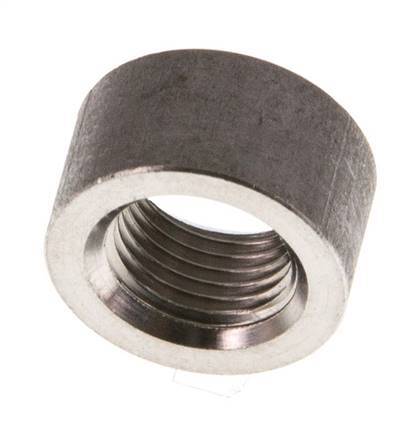 Rp 1/8'' x 14mm Stainless steel Welding Socket 40 Bar DIN 2986 - 8mm [2 Pieces]