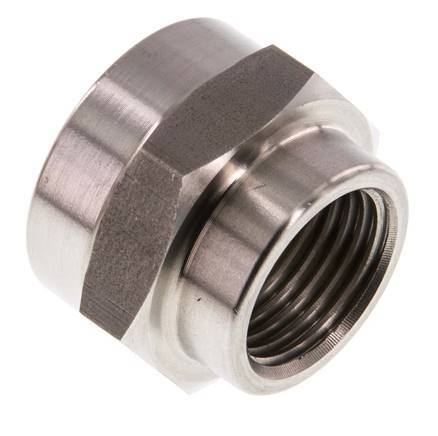 G 3/4'' x G 1/2'' Edelstahl Muffe 40 bar