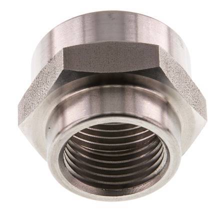 G 3/4'' x G 1/2'' Edelstahl Muffe 40 bar