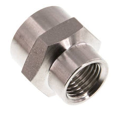 G 3/8'' x G 1/4'' Edelstahl Muffe 40 bar