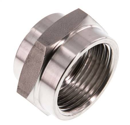 G 1'' x G 3/4'' Edelstahl Muffe 40 bar