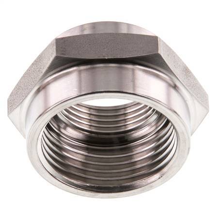 G 1'' x G 3/4'' Edelstahl Muffe 40 bar