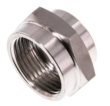 G 1'' x G 3/4'' Edelstahl Muffe 40 bar