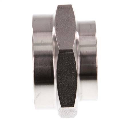 G 1'' x G 3/4'' Edelstahl Muffe 40 bar