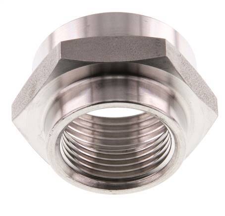 G 1'' x G 3/4'' Edelstahl Muffe 40 bar