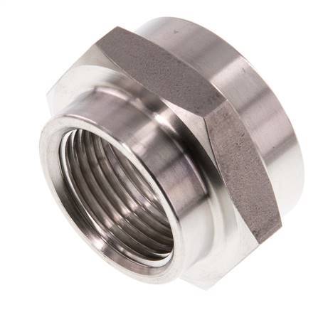 G 1'' x G 3/4'' Edelstahl Muffe 40 bar