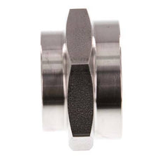 G 1'' x G 3/4'' Edelstahl Muffe 40 bar