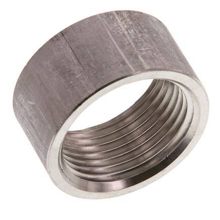 Rp 1'' x 39.5mm Edelstahl Schweißmuffe 40 Stange DIN 2986 - 20mm