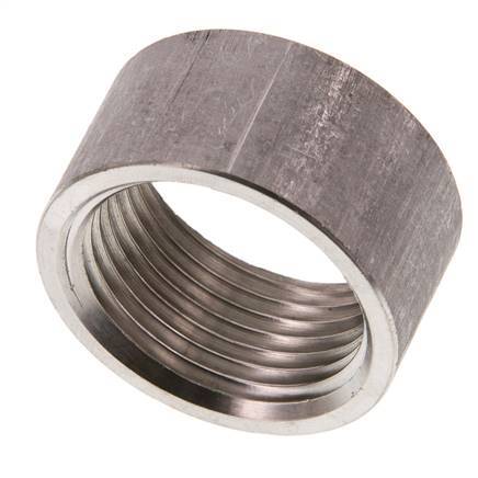 Rp 1'' x 39.5mm Edelstahl Schweißmuffe 40 Stange DIN 2986 - 20mm