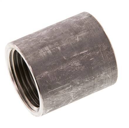 Rp 1'' x 39.5mm Edelstahl-Schweißmuffe 40 Stange DIN 2986 - 43mm
