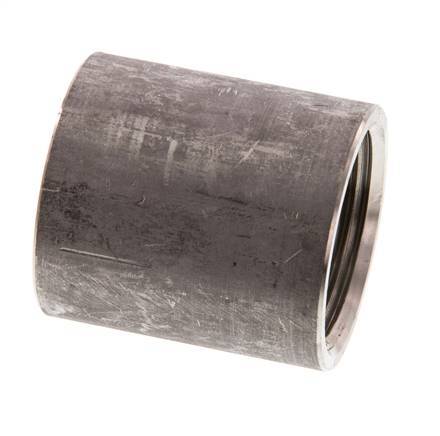 Rp 1'' x 39.5mm Edelstahl-Schweißmuffe 40 Stange DIN 2986 - 43mm