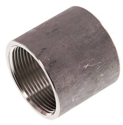 Rp 1 1/2'' x 54.5mm Edelstahl Schweißmuffe 40 Bar DIN 2986 - 48mm