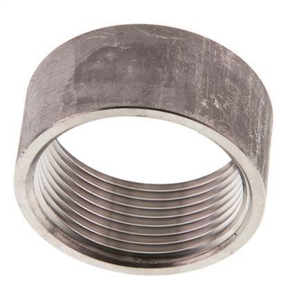 Rp 1 1/4'' x 48.3mm Edelstahl-Schweißmuffe 40 Stange DIN 2986 - 22mm