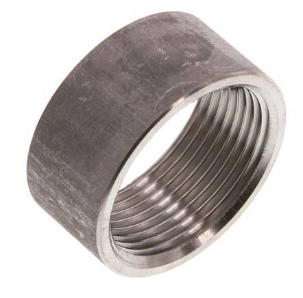 Rp 1 1/4'' x 48.3mm Edelstahl-Schweißmuffe 40 Stange DIN 2986 - 22mm