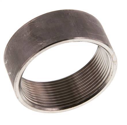 Rp 2'' x 66.3mm Edelstahl Schweißmuffe 40 Stange DIN 2986 - 26mm