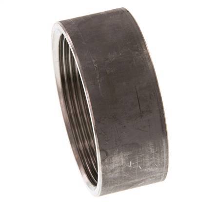 Rp 2'' x 66.3mm Edelstahl Schweißmuffe 40 Stange DIN 2986 - 26mm