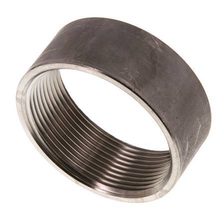 Rp 2'' x 66.3mm Edelstahl Schweißmuffe 40 Stange DIN 2986 - 26mm