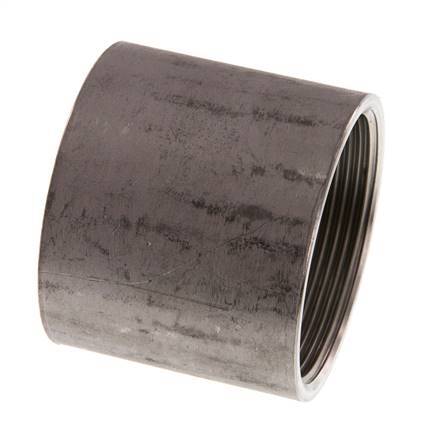 Rp 2'' x 66.3mm Edelstahl Schweißmuffe 40 Stange DIN 2986 - 56mm