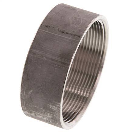 Rp 2 1/2'' x 82mm Edelstahl-Schweißmuffe 40 Stange DIN 2986 - 30mm