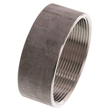 Rp 2 1/2'' x 82mm Edelstahl-Schweißmuffe 40 Stange DIN 2986 - 30mm