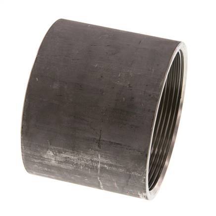 Rp 2 1/2'' x 82mm Edelstahl-Schweißmuffe 40 Bar DIN 2986 - 65mm