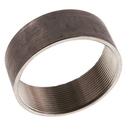Rp 3'' x 95mm Edelstahl-Schweißmuffe 40 Bar DIN 2986 - 34mm
