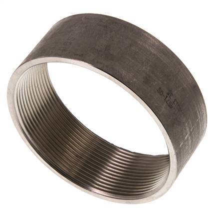 Rp 3'' x 95mm Edelstahl-Schweißmuffe 40 Bar DIN 2986 - 34mm