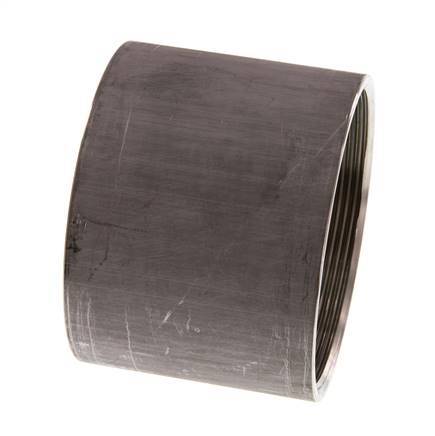 Rp 3'' x 95mm Edelstahl-Schweißmuffe 40 Stange DIN 2986 - 71mm