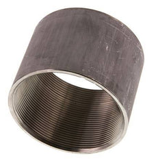 Rp 3'' x 95mm Edelstahl-Schweißmuffe 40 Stange DIN 2986 - 71mm