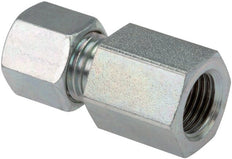 G 1/4'' x 10L Zinc plated Steel Straight Cutting Ring 315 Bar DIN 2353 [2 Pieces]