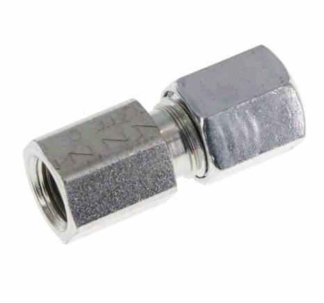 G 1/8'' x 6L Zinc plated Steel Straight Cutting Ring 315 Bar DIN 2353 [2 Pieces]