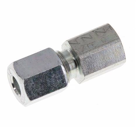 G 1/8'' x 6L Zinc plated Steel Straight Cutting Ring 315 Bar DIN 2353 [2 Pieces]