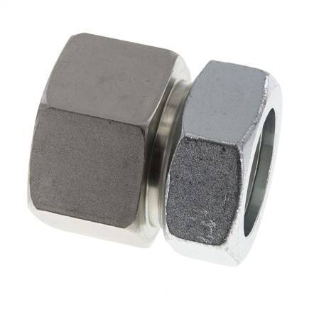 G 1 1/2'' x 42L Verzinkter Stahl Gerade Schneidring 160 Bar DIN 2353