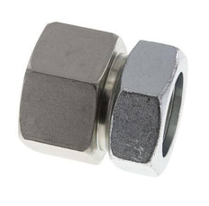 G 1 1/2'' x 42L Verzinkter Stahl Gerade Schneidring 160 Bar DIN 2353