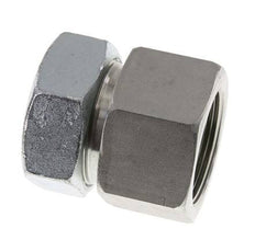 G 1 1/2'' x 42L Verzinkter Stahl Gerade Schneidring 160 Bar DIN 2353