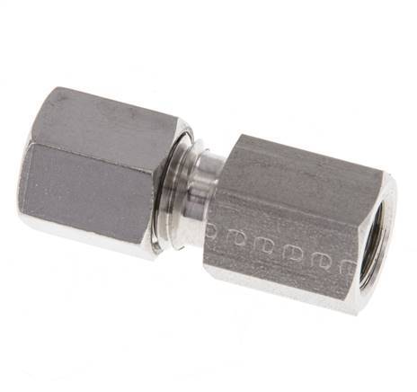 G 1/8'' x 6L Edelstahl gerade Schneidring 315 Bar DIN 2353