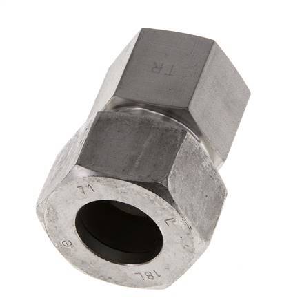 G 3/8'' x 18L Edelstahl gerade Schneidring 315 Bar DIN 2353