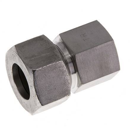 G 3/8'' x 18L Edelstahl gerade Schneidring 315 Bar DIN 2353