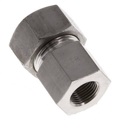 G 3/8'' x 18L Edelstahl gerade Schneidring 315 Bar DIN 2353